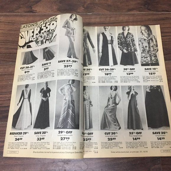Eaton's 1976 Extra Over 550 Price Cuts Sale Catalog - Picture 5 of 12